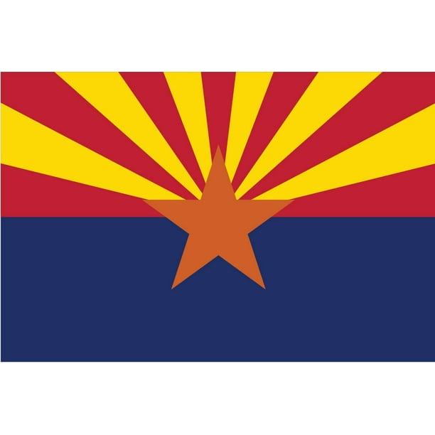 12 Arizona state flags football hockey baseball soccer helmet car vinyl stickers